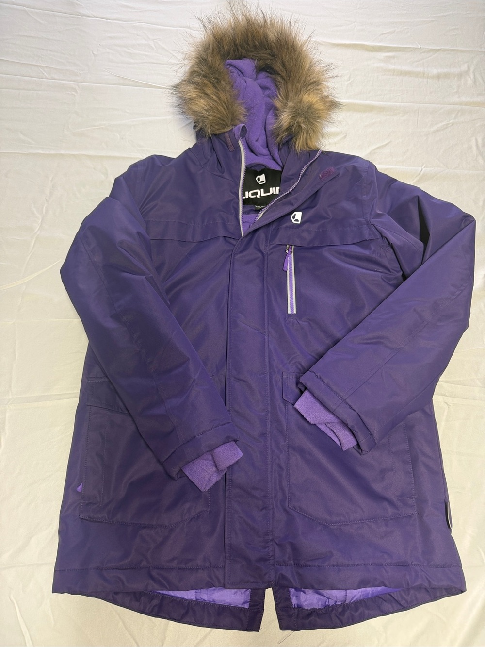 Insulated Parka with Faux-Fur Hood (18/20)